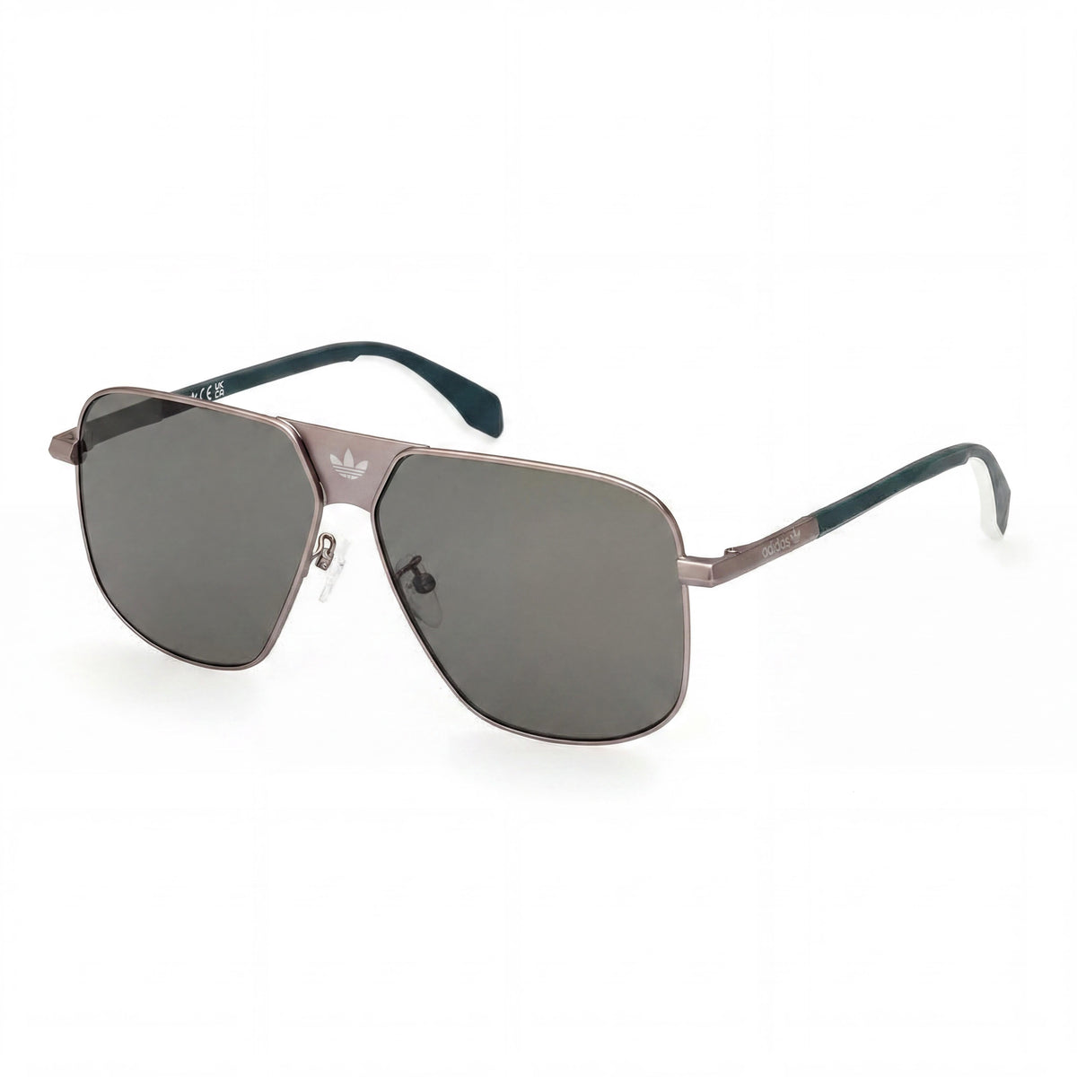 Gafas de sol aviador unisex Adidas OR0091, color gris plomo mate, 60 mm, Photo 1