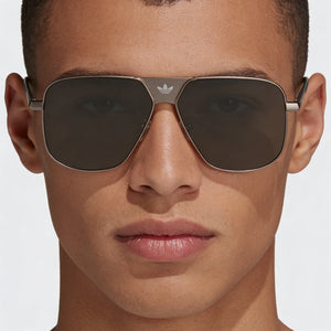 Adidas OR0091 Silver Sunglasses Unisex — lifestyle wear, coastal walks and seaside strolls