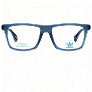Adidas OR5030 Rectangle Eyeglasses for Men — front view, Plastic