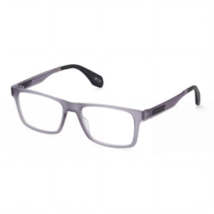 Adidas OR5047 Matte Grey Rectangle Eyeglasses for Men, Injected frame