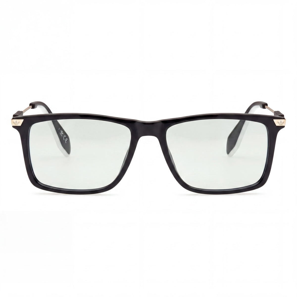 Adidas OR5050 Shiny Black Rectangle Eyeglasses for Men, Plastic 52mm, Photo 2