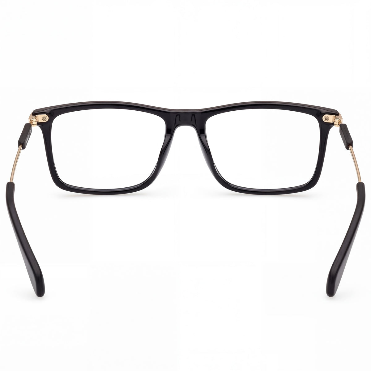 Adidas OR5050 Shiny Black Rectangle Eyeglasses for Men, Plastic 52mm, Photo 4