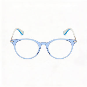 Adidas Or5073 Round Eyeglasses for Unisex — front view, Plastic