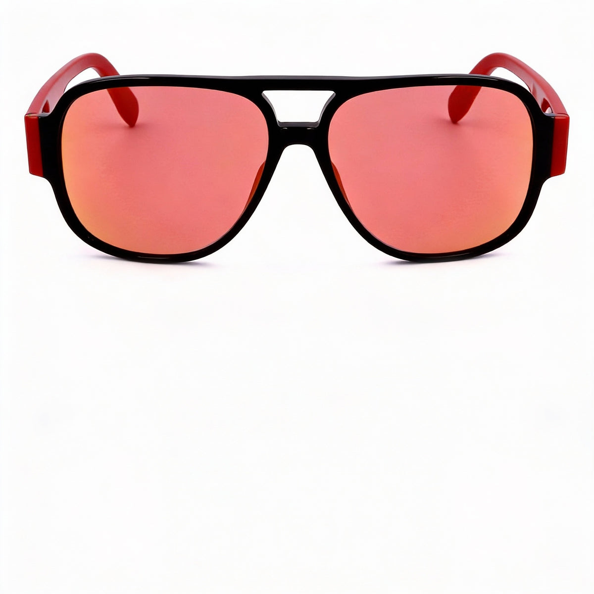 Gafas de sol tipo aviador para hombre Adidas Originals OR0006 en negro brillante, 57mm, Photo 2