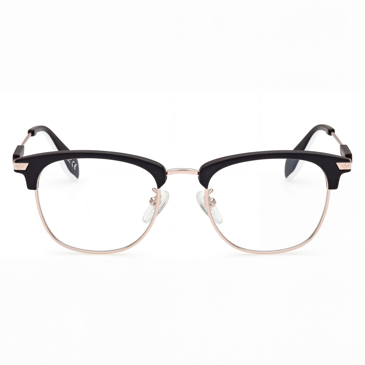 Gafas rectangulares negras Adidas Originals para hombre, metal 49 mm, Photo 2