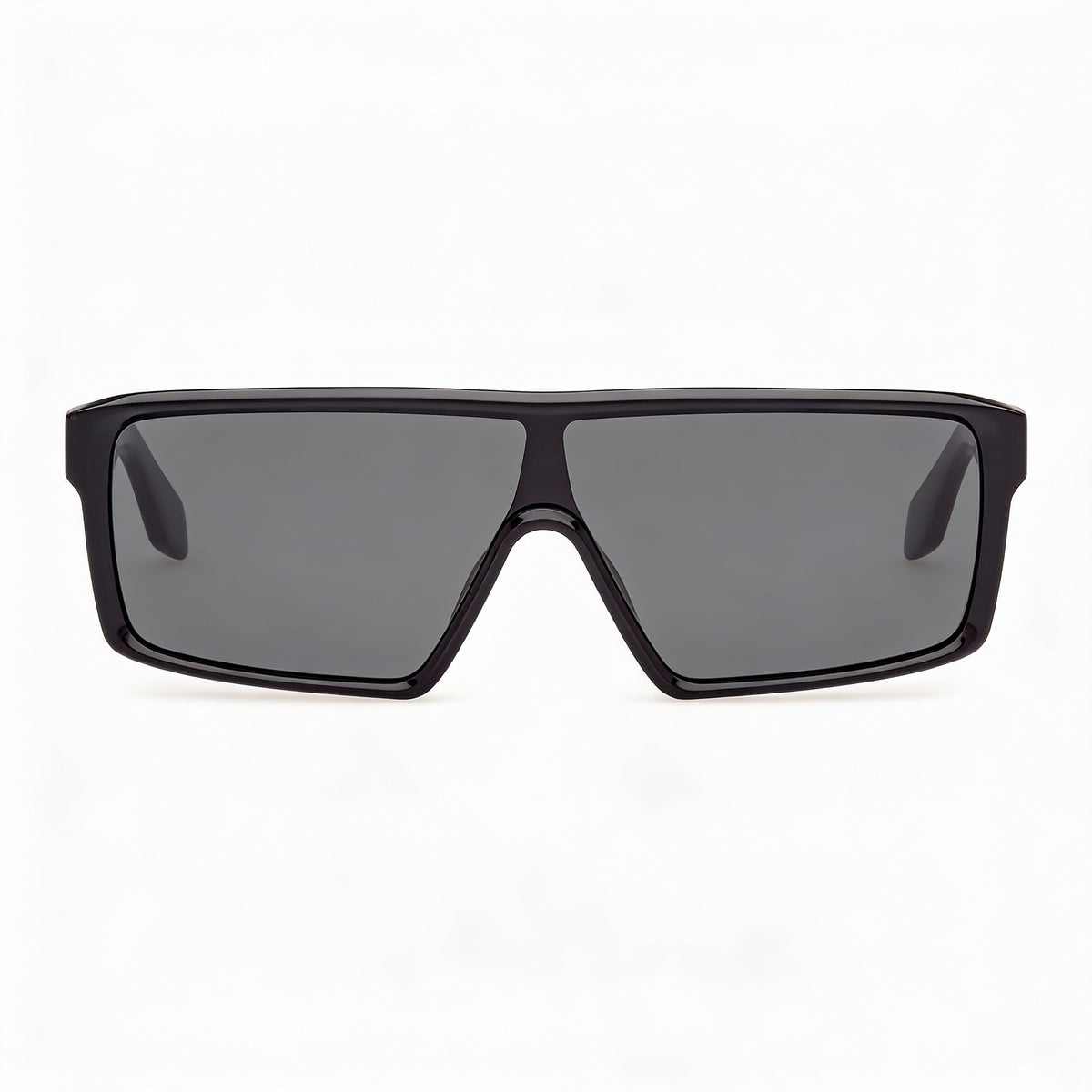 Gafas de sol rectangulares unisex Adidas Originals OR0114 en negro brillante, Photo 2