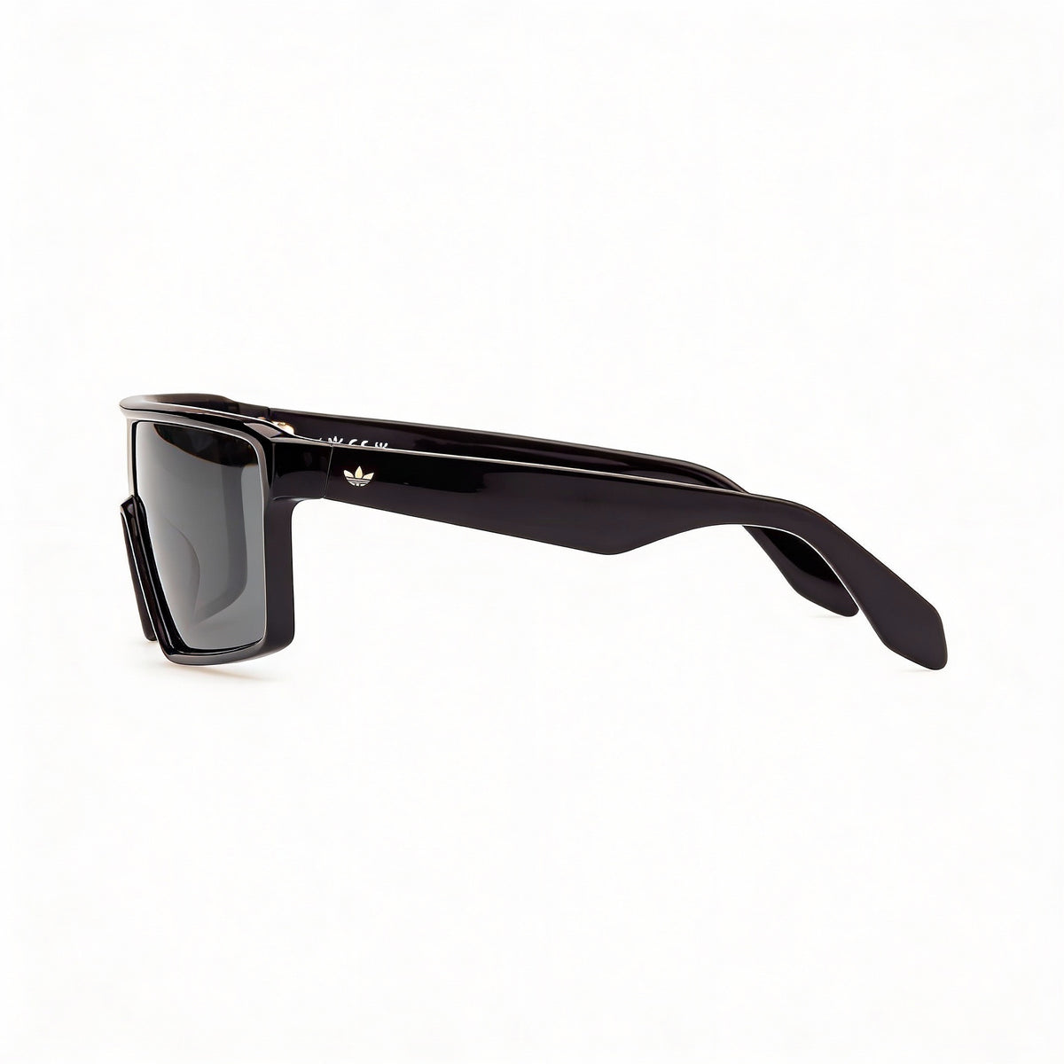 Gafas de sol rectangulares unisex Adidas Originals OR0114 en negro brillante, Photo 3
