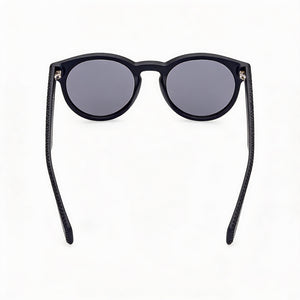 Adidas Originals Classic Round Sunglasses Unisex — side view, Non-Polarized Black lens