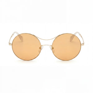 Adidas Originals Contemporaneo Round Sunglasses for Women — front view, Metal frame