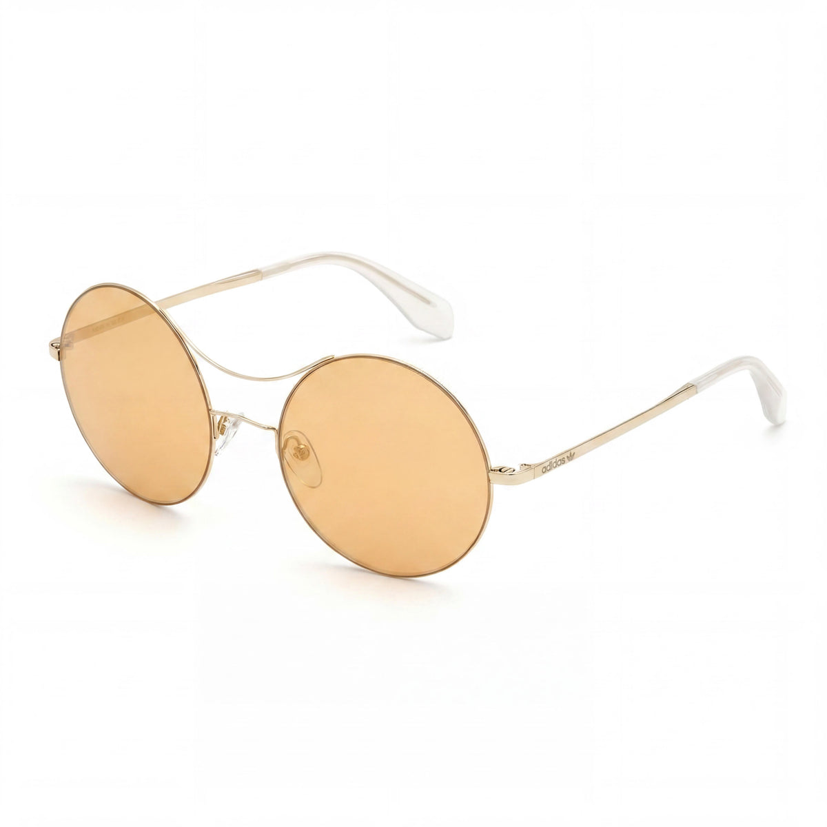 Gafas de sol adidas Originals Contemporaneo para mujer, con degradado de espejo marrón, metal dorado y protección UV 100 %, 57 mm, Photo 1