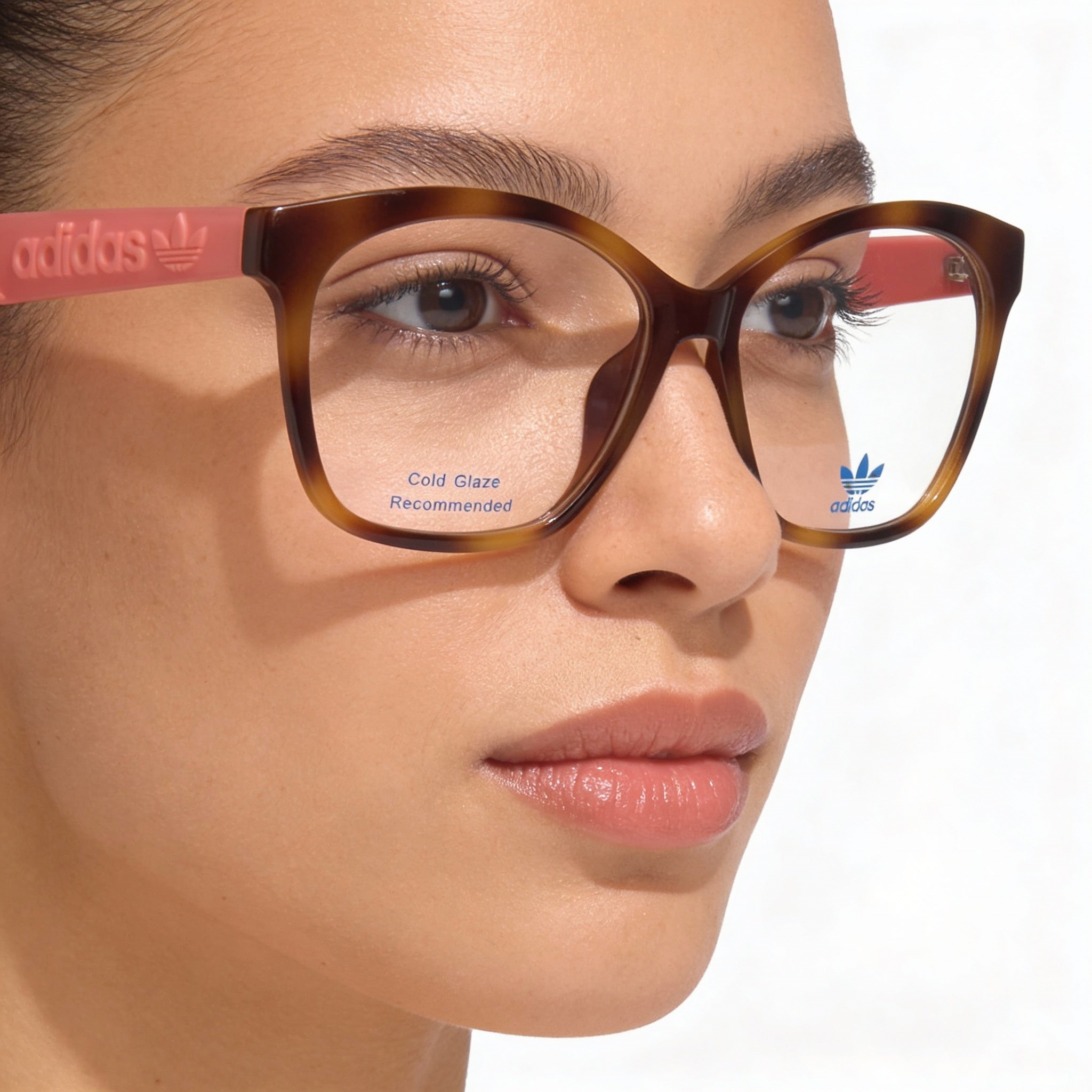 Gafas Cuadradas Adidas Originals Havana Rubia para Mujer, 57 mm, Photo 3