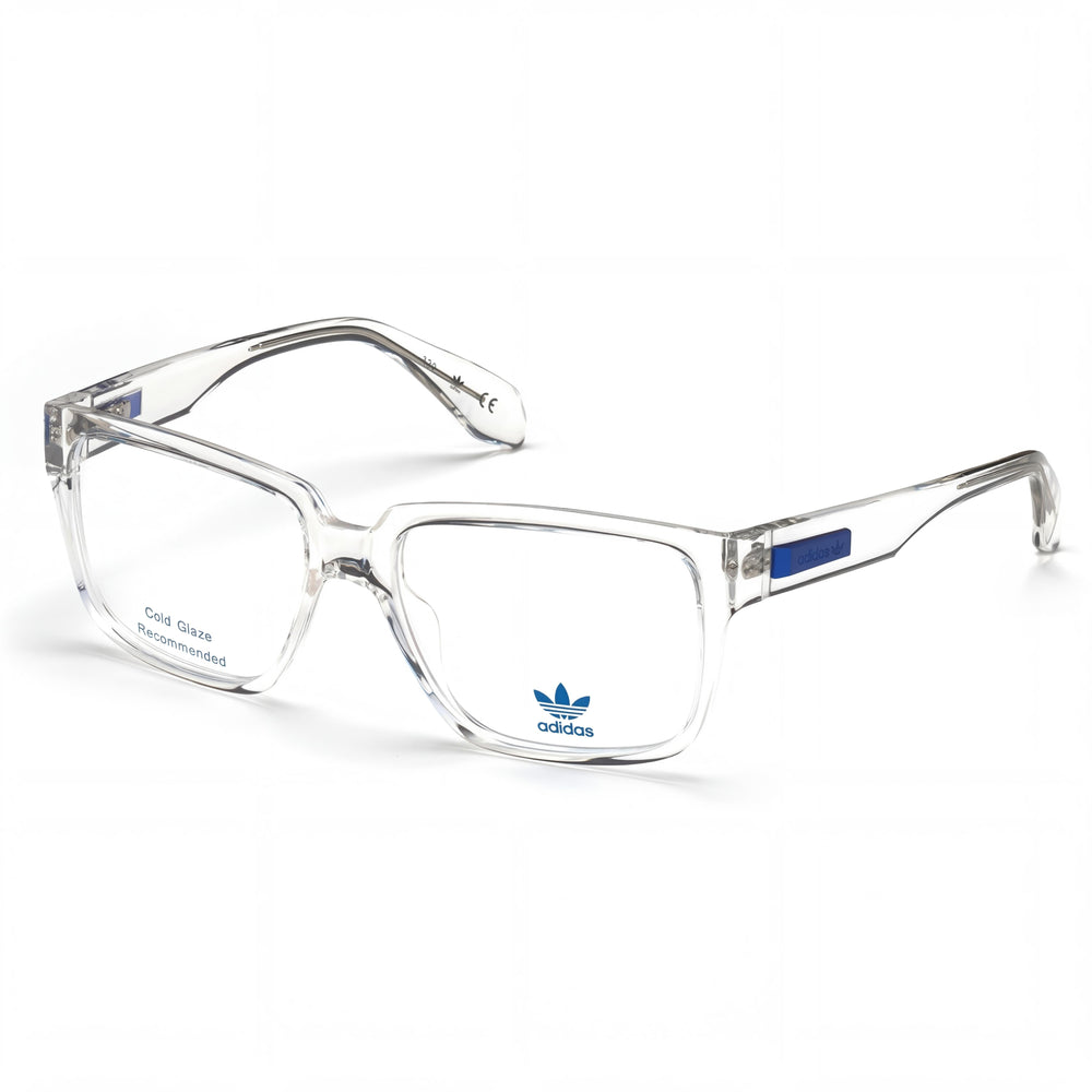 Adidas Originals Modern Clear Rectangle Eyeglasses for Men, Plastic frame