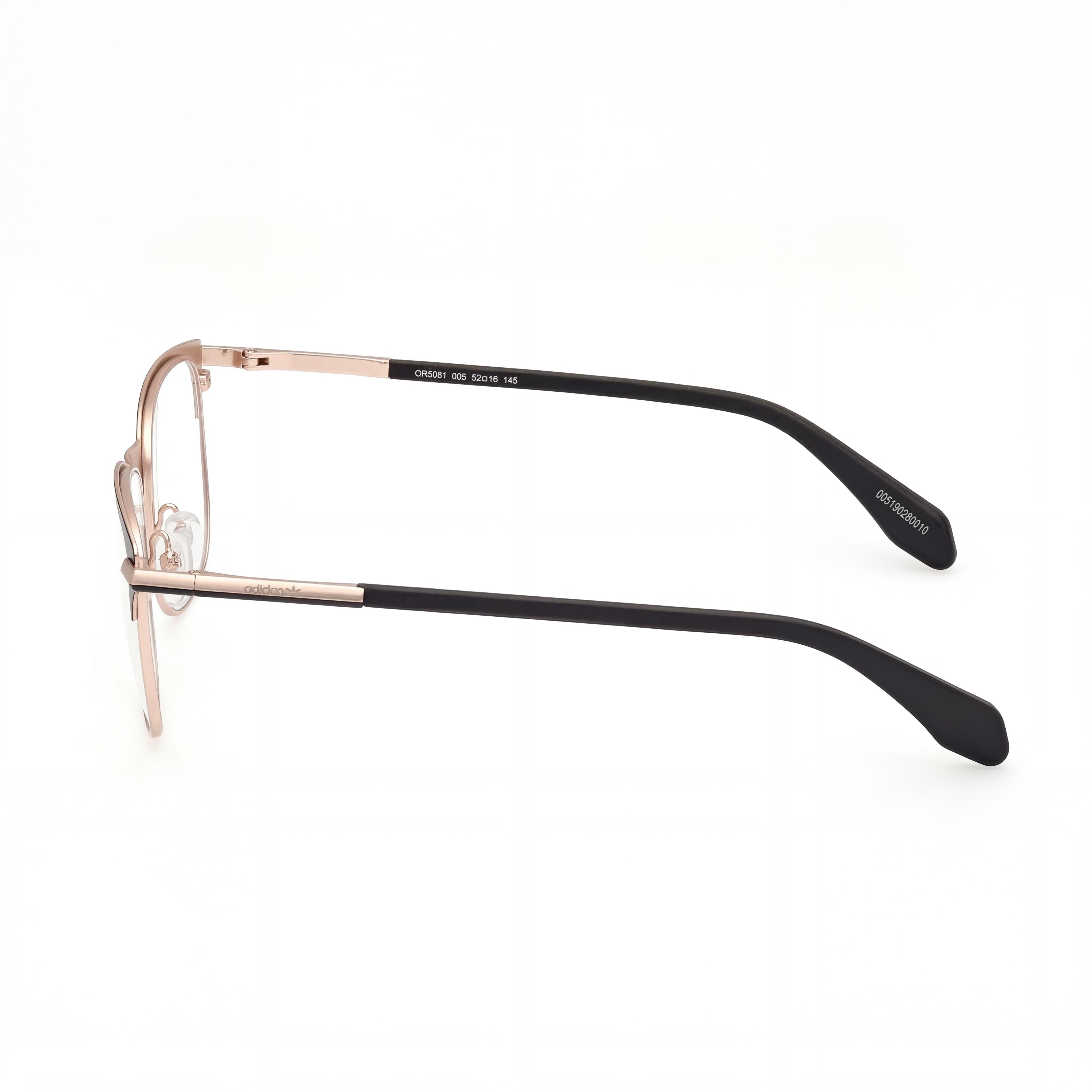 Gafas rectangulares negras Adidas Originals Navigator para hombre, 52 mm, Photo 2