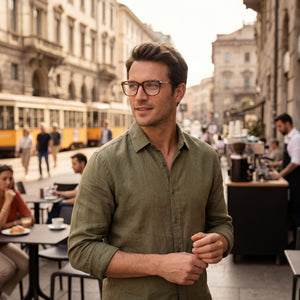 Adidas Originals Navigator Brown Eyeglasses Men — lifestyle wear, office and reading