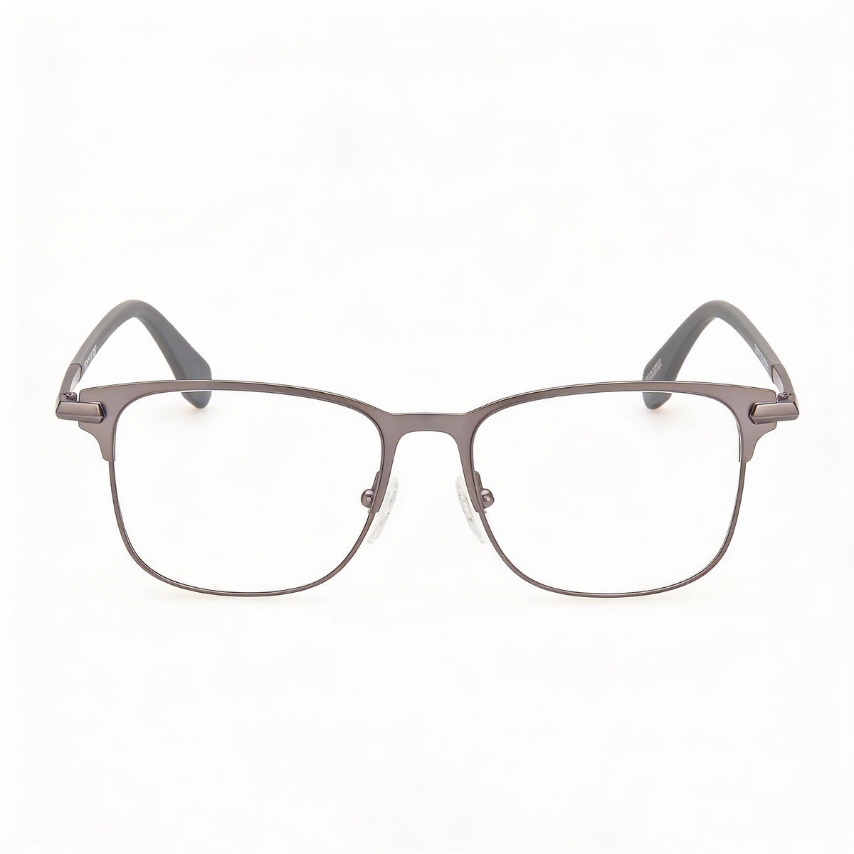 Adidas Originals Matte Dark Ruthenium Rectangle Eyeglasses for Men, Photo 2