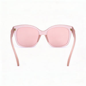 Adidas Originals OR0012-73U-54 Square Sunglasses Women — side view, Non-Polarized Bordeaux lens