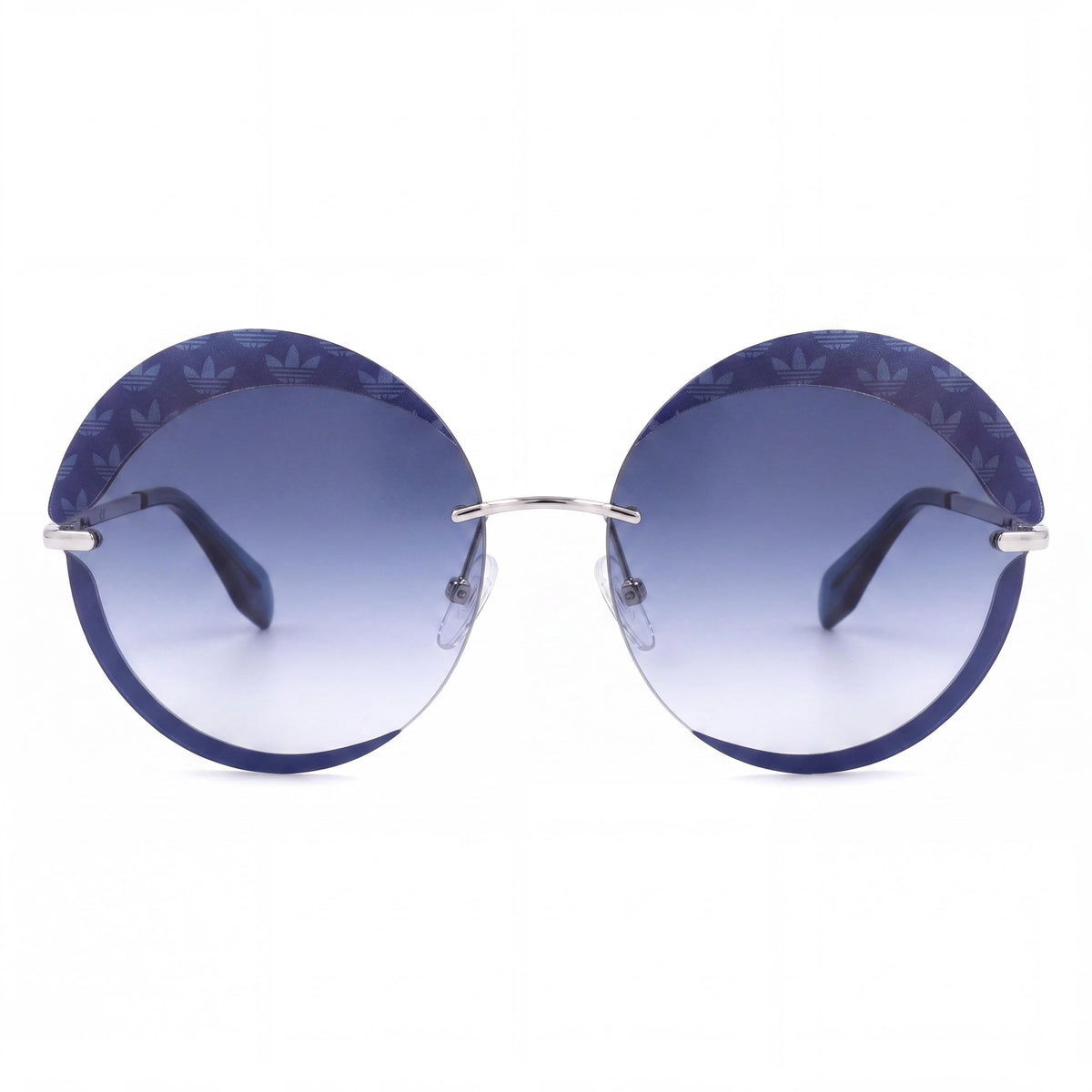 Gafas de sol redondas unisex Adidas Originals Or0019 67 azules, 67 mm, Photo 2