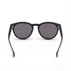 Adidas Originals OR0025 Round Sunglasses Unisex — side view, Non-Polarized Smoke Mirror lens