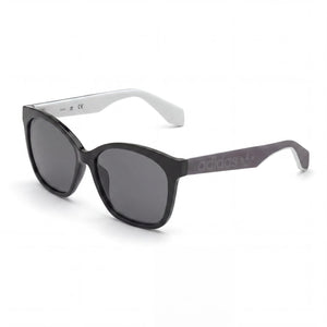 Adidas Originals OR004501A57 Black Square Sunglasses for Women, black lens