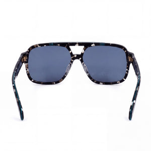 Adidas Originals OR0066 Aviator Sunglasses Men — side view, Non-Polarized Green lens