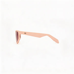 Adidas Originals OR0107 Rectangle Sunglasses Women — side view, Non-Polarized Grey lens