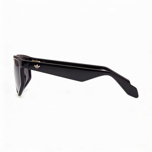 Adidas Originals Or0108 Rectangle Sunglasses Unisex — side view, Clear lens