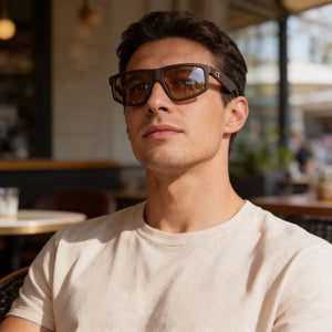 adidas Originals Or0108 Brown Sunglasses Men — lifestyle wear, beach and shoreline walks