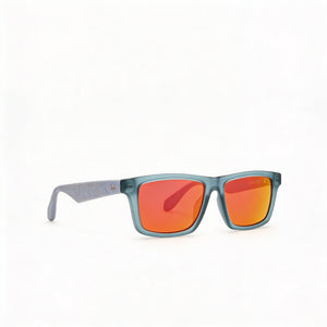 Adidas Originals Or0115 Rectangle Sunglasses Men — side view, Gray lens