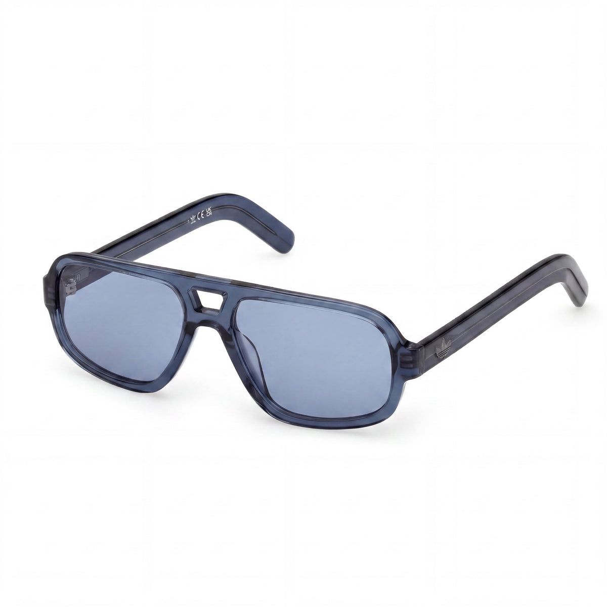 Gafas de sol rectangulares Adidas Originals Or0134 azules brillantes para hombre, 55mm, Photo 1