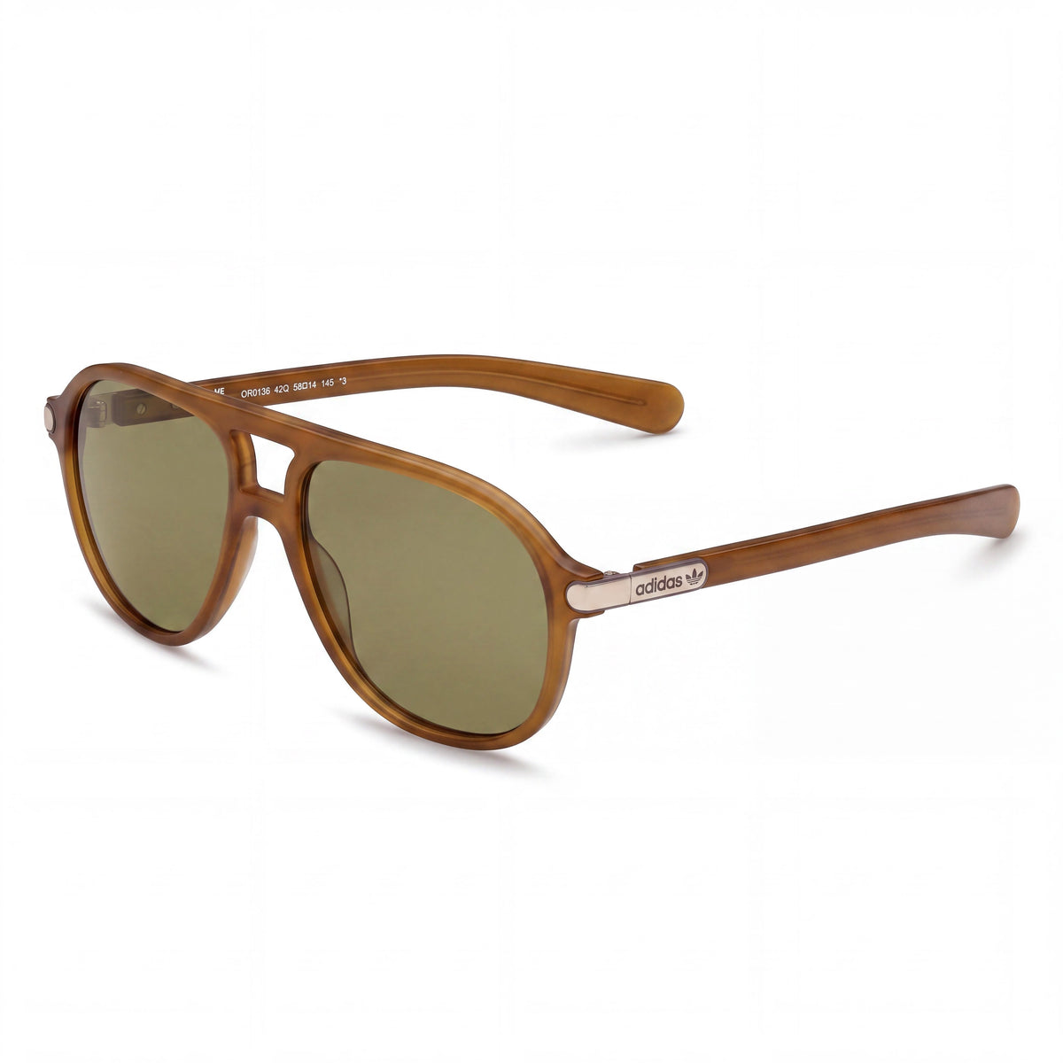 Gafas de sol Adidas Originals Or0136 color naranja claro brillante para hombre, 58 mm, Photo 1