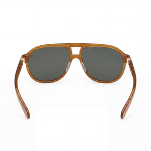 Adidas Originals Or0136 Aviator Sunglasses Men — side view, Non-Polarized Mirror Green lens
