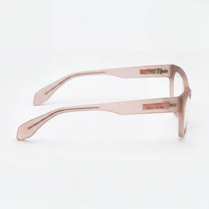 Adidas Originals OR5003 Cat Eye Eyeglasses Men — side view, Pink Injected temples