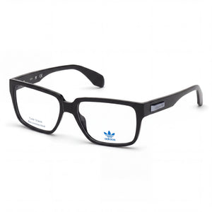 Adidas Originals Or5005 Black Rectangle Eyeglasses for Men, Injected frame