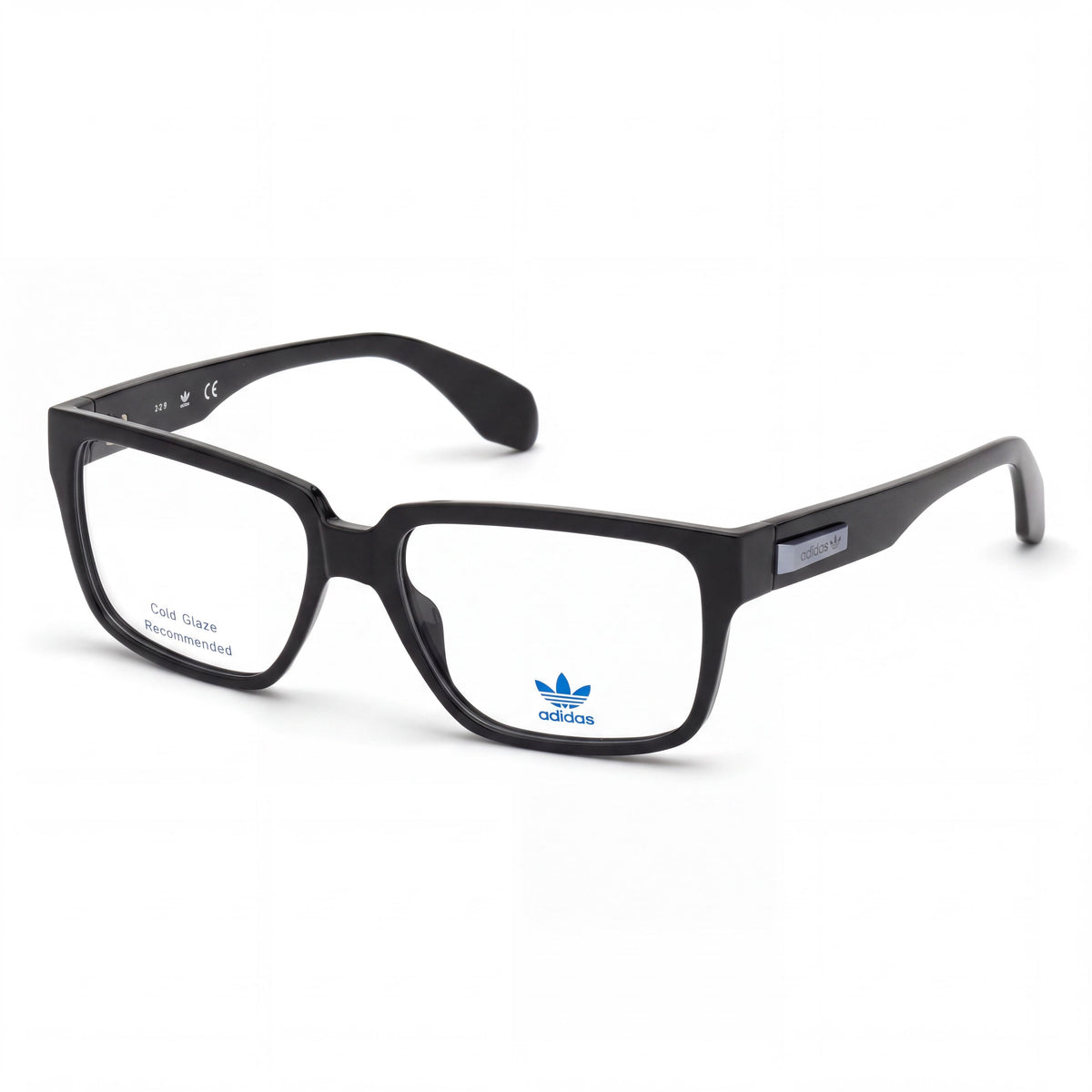 Adidas Originals Or5005 Black Rectangle Eyeglasses for Men, 55mm, Photo 1