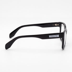 Adidas Originals Or5005 Rectangle Eyeglasses Men — side view, Black Injected temples