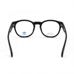Adidas Originals Or5006 Round Eyeglasses Men — side view, Black Injected temples