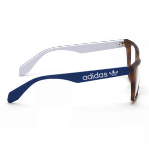 adidas Originals Or5009 Square Eyeglasses Women — side view, Havana Injected Plastic temples