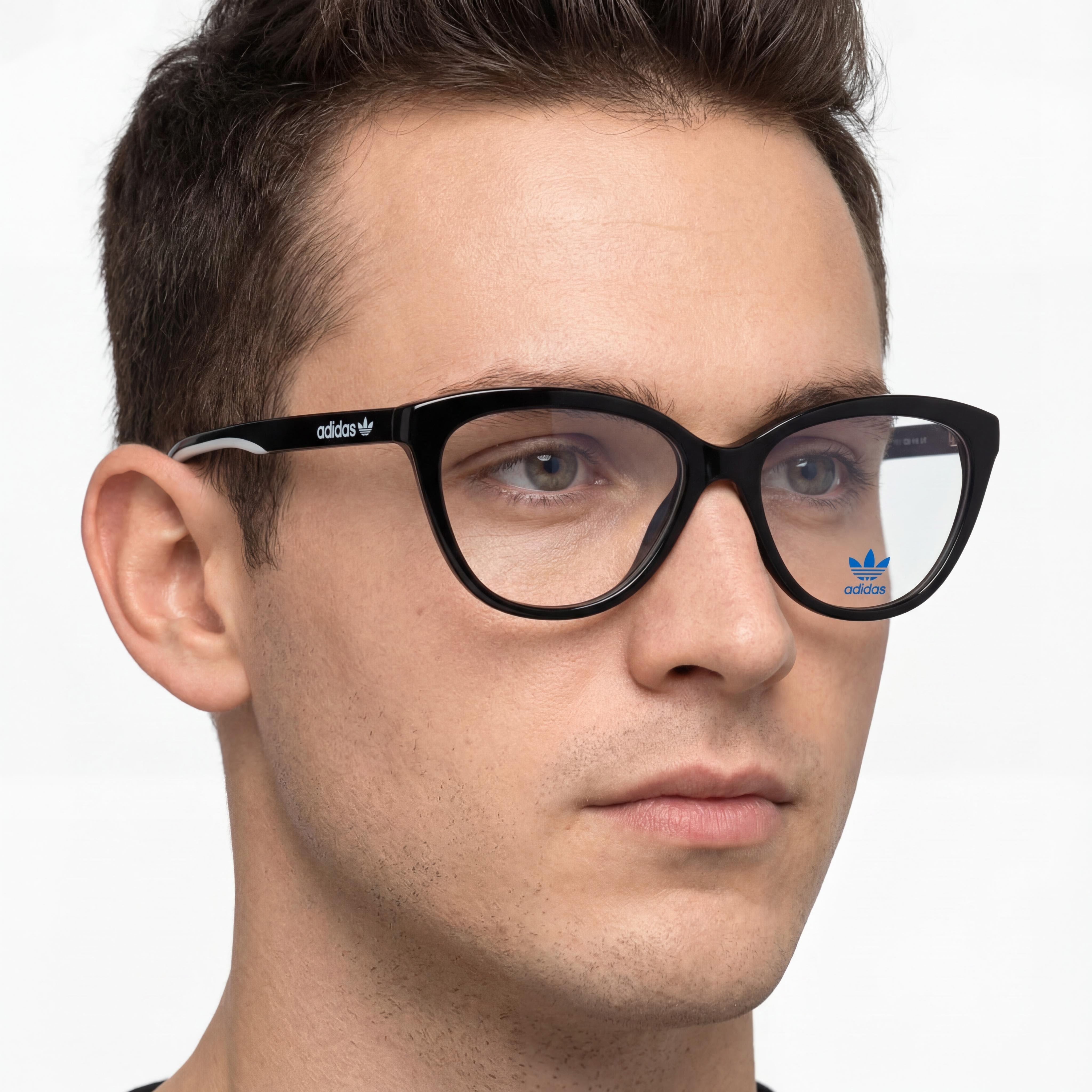 Gafas Rectangulares Negras Adidas Originals OR5013 para Hombre, Photo 5