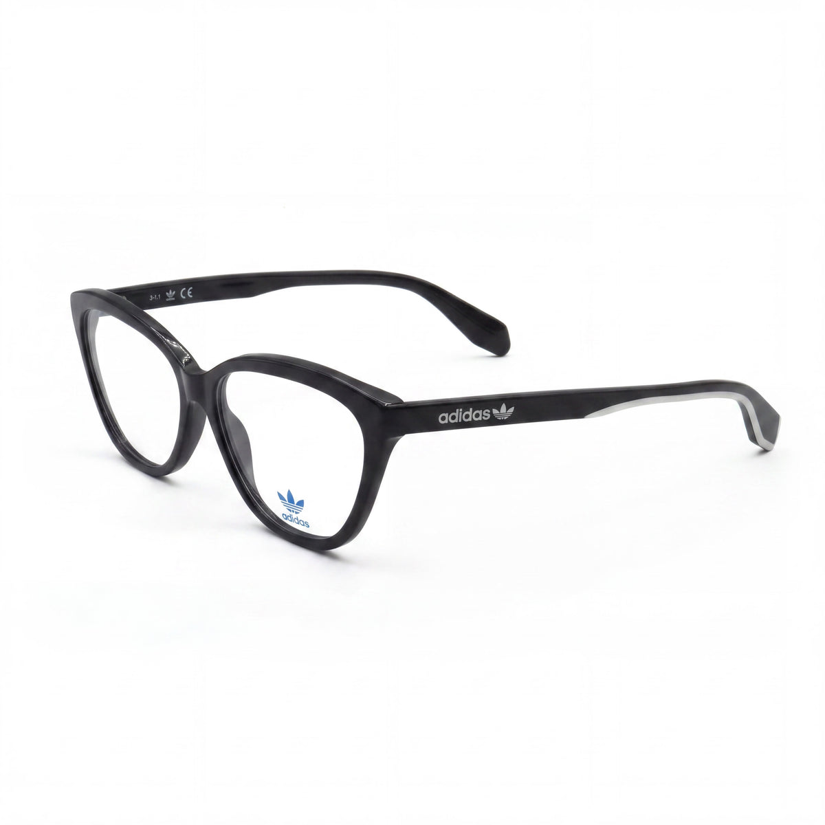 Adidas Originals Or5013 Glossy Black Cat Eye Eyeglasses for Men, Photo 1