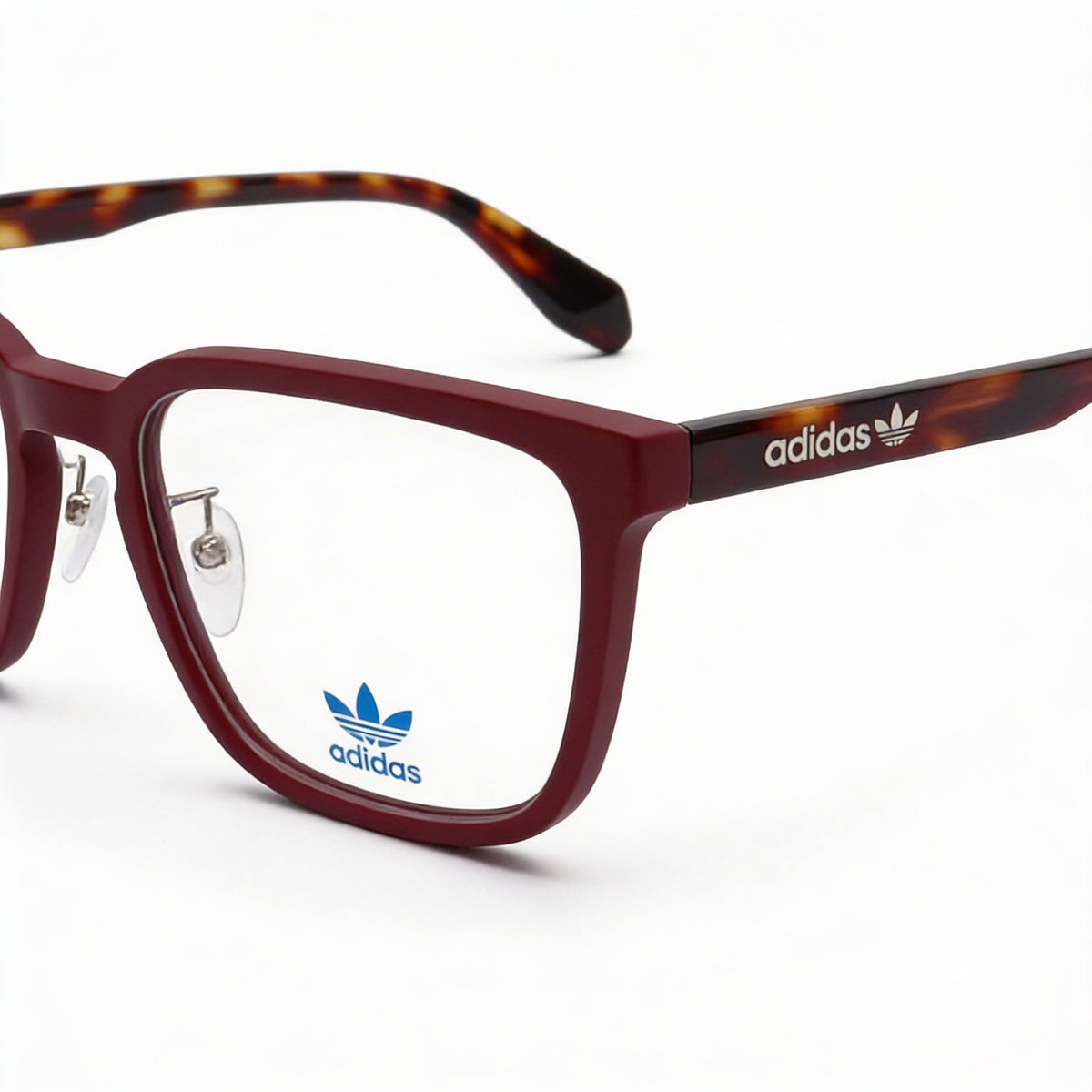 Gafas graduadas cuadradas Adidas Originals Or5015-h para hombre, color rojo mate, 55 mm, Photo 2