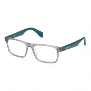 Adidas Originals OR5027 Gray Rectangle Eyeglasses for Men, Stainless Steel frame