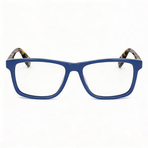 Adidas Originals OR5044 Rectangle Eyeglasses for Men — front view, Titanium Stainless Steel Acetate