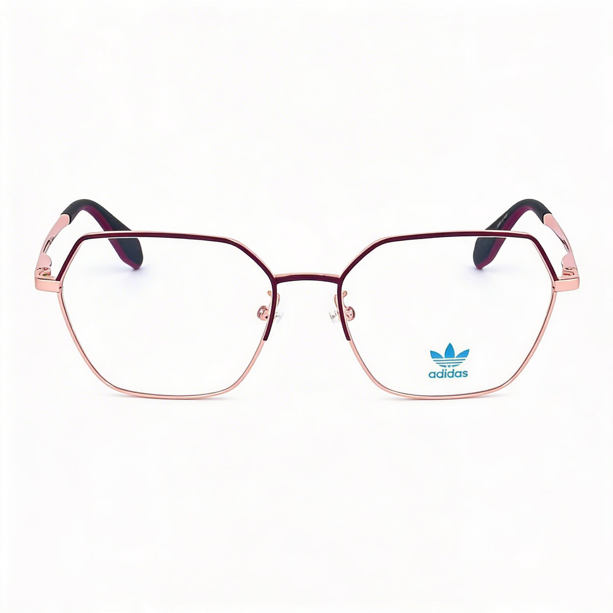 Adidas Originals OR5063 Matte Rose Gold Square Eyeglasses for Women, Photo 2