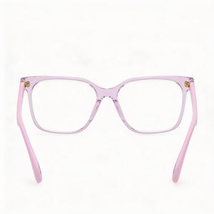 Adidas Originals OR5088 Rectangle Eyeglasses for Women — interior view, Polycarbonate demo lenses