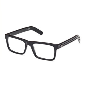 Adidas Originals OR5107 Black Rectangle Eyeglasses for Men, Plastic frame