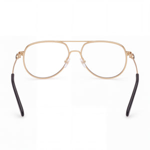 Adidas Originals Or5117 Aviator Eyeglasses for Men — interior view, Polycarbonate demo lenses