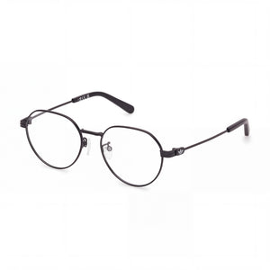 Adidas Originals Or5122-h Matte Black Round Eyeglasses for Unisex, Metal frame