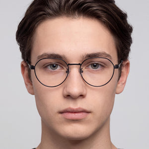 Adidas Originals Or5122-h Round Eyeglasses for Unisex — interior view, Polycarbonate demo lenses