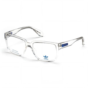 Adidas Originals Transparent Rectangle Eyeglasses for Men, Plastic frame