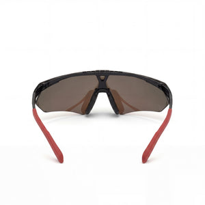 Adidas Shield Sunglasses Men — side view, Non-Polarized Amber lens